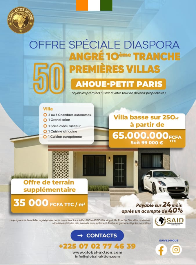 Projet Immobilier Ahoué – Petit Paris